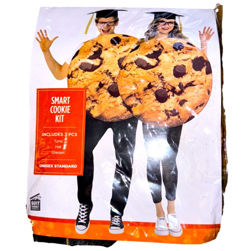 NWT unisex,Adult Smart Cookie Halloween Costume Kit